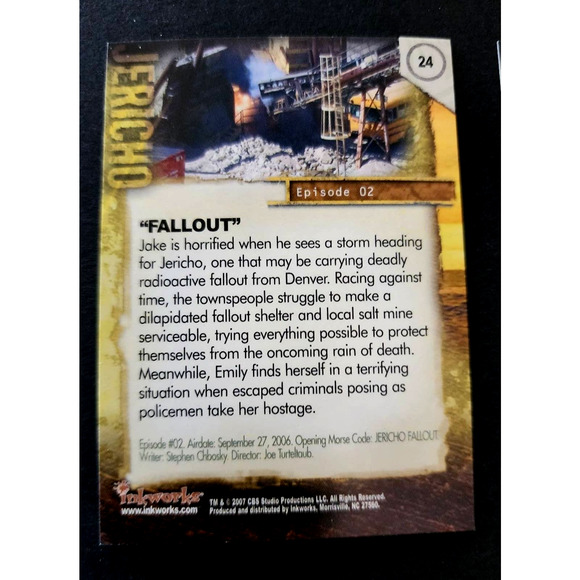 Jericho Science Fiction Show Trading Cards - More than 50 Cards Included - Picture 7 of 8